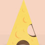 Monster Cheese Wedge Cardboard Cat House - Cat in the Box LLC