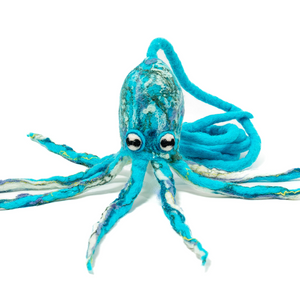 Ink Floyd - A Wool Octopus Toy for Cats