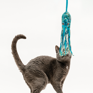 Ink Floyd - A Wool Octopus Toy for Cats