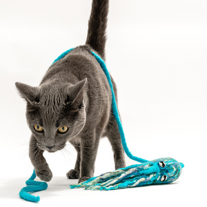 Ink Floyd - A Wool Octopus Toy for Cats