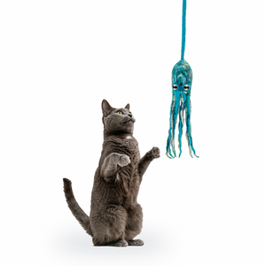 Ink Floyd - A Wool Octopus Toy for Cats