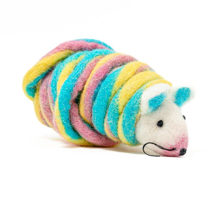 Catch a Mouse by the Tail - Wool Cat Toy