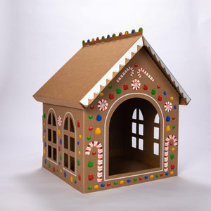 Gingerbread House for an Elf - Cat in the Box LLC